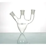 Supertek Flask, Pear Shape, Three Necks