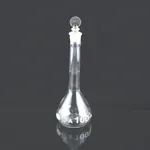 Supertek Volumetric Flask-ASTM,Wide Mouth Heavy Duty , With Glass Stopper Class A