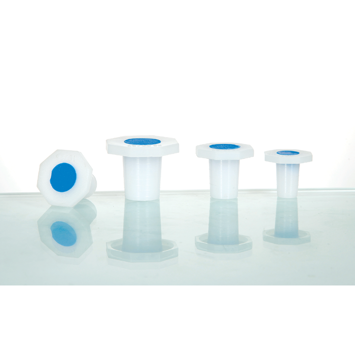 Supertek Polypropylene Stopper Hex, White & Blue(DIN)
