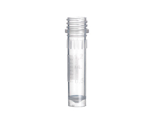 Greiner Bio One REACTION TUBE, 2 ML, PP, 10/45 MM, NATURAL,CONICAL, SUPPORT SKIRT, SCREW CAP 366XXX, 500 PCS./BAG