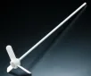 AS ONE PTFE Zet Stirring Shaft, PTFE 제트형 교반봉
