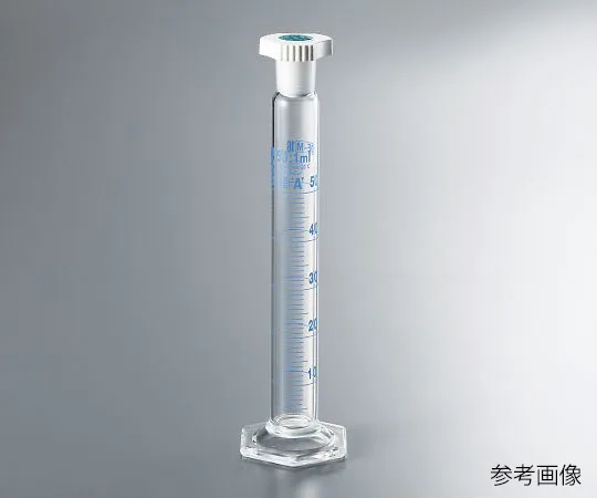 AS ONE Graduated Cylinder Glass(with Plug), 유전 메스실린더