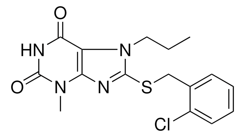 Merck 8-(2-CHLORO-BENZYLSULFANYL)-3- - 50 MG&