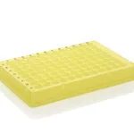 Thermo Fisher Scientific PCR Plate, 96-well, low profile, skirted, black lettering, yellow