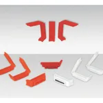 Thermo Fisher Scientific Spectra/Por Weighted Paired Closures, Paired Closures; 55 mm; Orange/White; 10 Standard & 10 Weighted/pkg