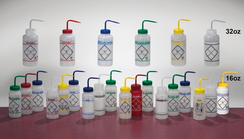 Merck Scienceware(R) safety labeled wash bottles
