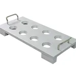 AS ONE Crucible Rack (Aluminium made), 알루미늄제 도가니 랙