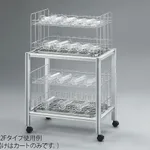 AS ONE Measuring Cylinder Rack Cart, 메스실린더 랙 카트