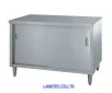 AS ONE Stainless Cabinet Work Bench (Sliding Door), 스테인리스 작업대(한면 문)
