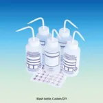Daihan Science Azlon LDPE DIY Wash Bottle, Wide Neck, with Write-on-Panel, 250~1,000㎖<br>With