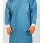 Thermo Fisher Scientific Extra-Safe Lab Coats — Ceil Blue