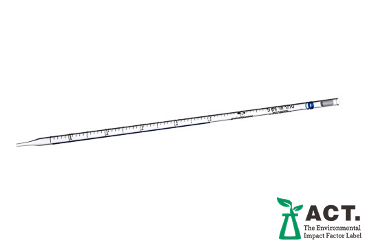 Greiner Bio One PIPETTE, 5 ML, GRADUATED 1/10 ML, STERILE,PAPER-PLASTIC PACKAGING, SINGLE PACKED