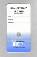 Merck REAL CRYSTAL(TM) IR SAMPLE CARDS KBR, A&