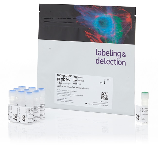 Thermo Fisher Scientific CellTrace Yellow Cell Proliferation Kit, for flow cytometry, 180 Assays