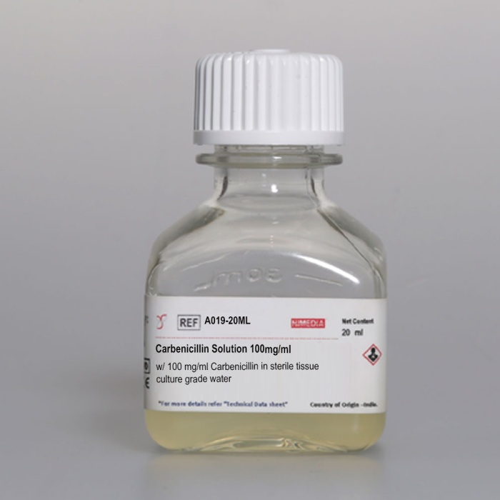 Himedia Carbenicillin Solution 100mg/ml w/ 100 mg/ml Carbenicillin in sterile tissue culture grade water