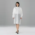 AS ONE SANINET Disposable White Coat, 사니넷 일회용 백의