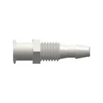 Female Luer Lug Style Panel Mount 1/4-28 UNF to 200 Series Barb, 1/8` (3.2 mm) ID Tubing