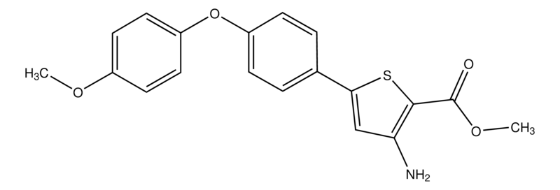 Merck Methyl 5-(4-(4-methoxyphenoxy)phenyl)-3-aminothiophene-2-carboxylate