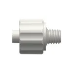 Male Luer Integral Lock Ring to 10-32 Special Tapered Thread