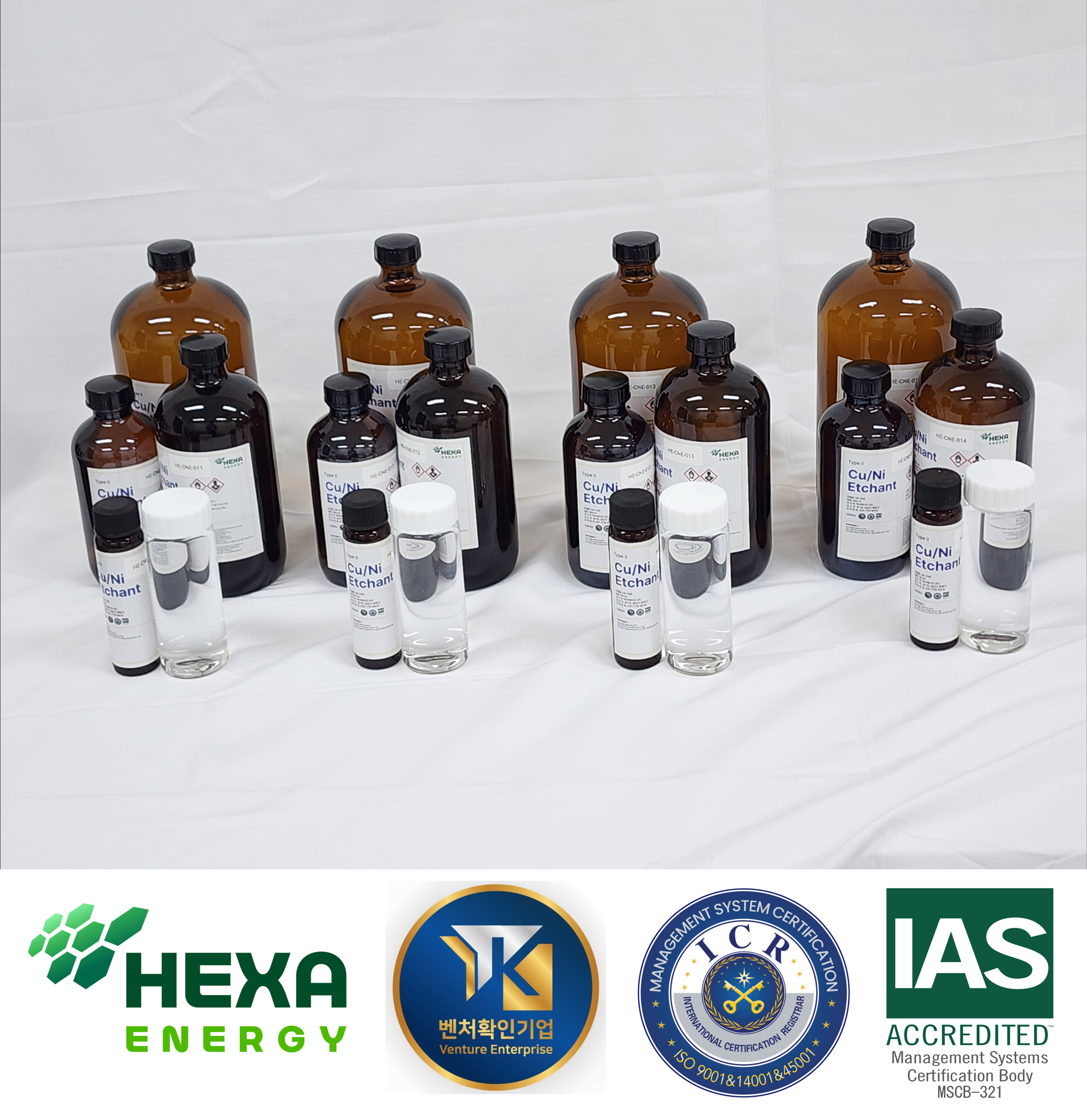 Hexaenergy 구리 니켈 식각 용액 type II