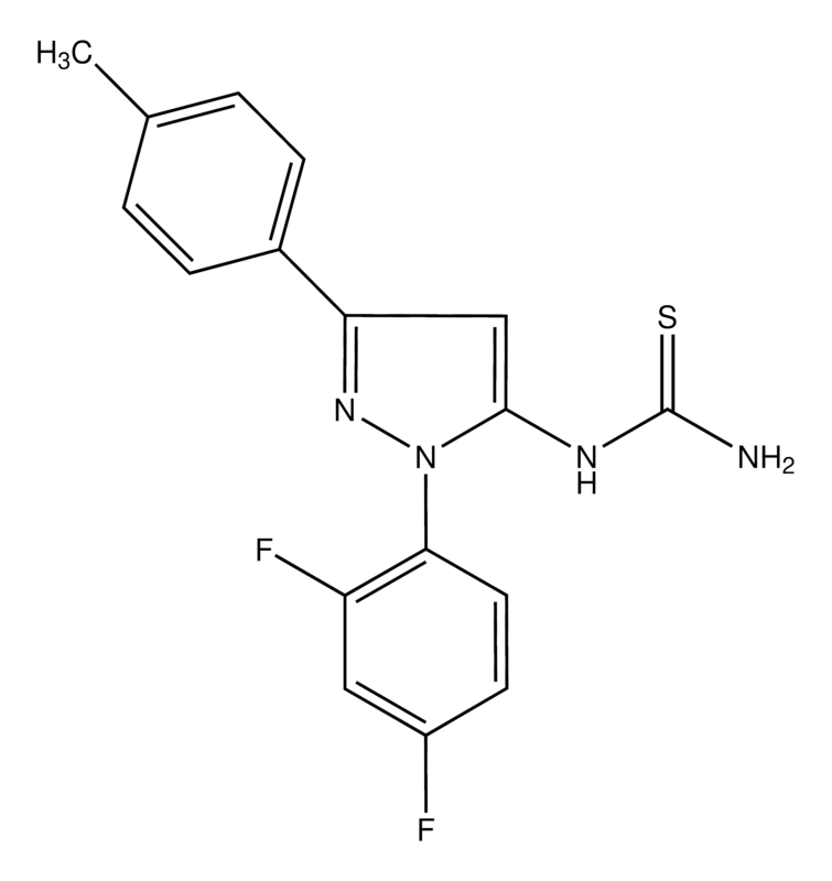 Merck 1-(1-(2,4-Difluorophenyl)-3-p-tolyl-1H-pyrazol-5-yl)thiourea