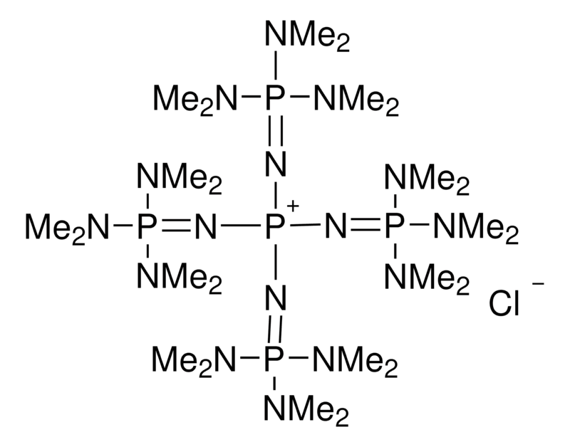 Merck Tetrakis[tris(dimethylamino)phosphoranylidenamino]phosphonium chloride