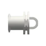 Female Luer Lug Style Cap with Tether Loop