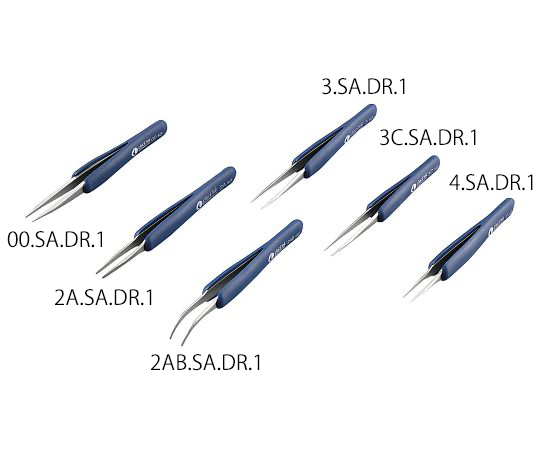 AS ONE ESD Rubber Grip Tweezer, ESD 고무그립 핀셋