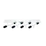 Double Bank Vacuum Manifold with Chem-Vac™ Valve 이중 메니폴드, 테프론 니들 밸브형, 45˚ 사선형