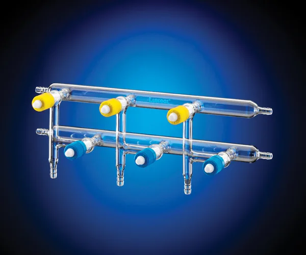 Double Bank Vacuum Manifold, LukeGL 이중 메니폴드, 테프론 니들 밸브형
