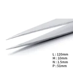 AXAL Superior Tweezers 고정밀 내부식성 트위저, Rubis, RU-0-AXAL