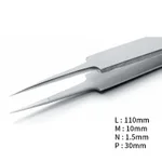 AXAL Superior Tweezers 고정밀 내부식성 트위저, Rubis, RU-5-AXAL