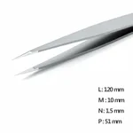 Anti-Microbial Tweezer 고정밀 항균성 이온 코팅 트위저, Rubis, RU-0 Ion-SA