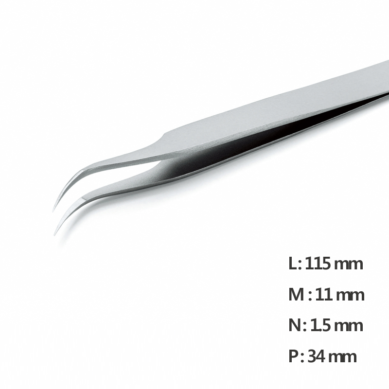 Anti-Microbial Tweezer 고정밀 항균성 이온 코팅 트위저, Rubis, RU-7 Ion-SA