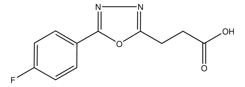 Merck 3-(5-(4-Fluorophenyl)-1,3,4-oxadiazol-2-yl)propanoic acid