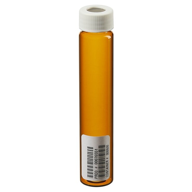 Thermo Fisher Scientific I-Chem and EP Amber VOA Glass Vials with 0.125 in. Septa: 40mL, certified, 40mL vial amber 0.125 in. bonded septum certified