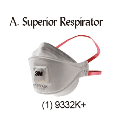 Daihan Science 3M Disposable Particulate Respirator, Light Weight, Comfortable & Convenient<br