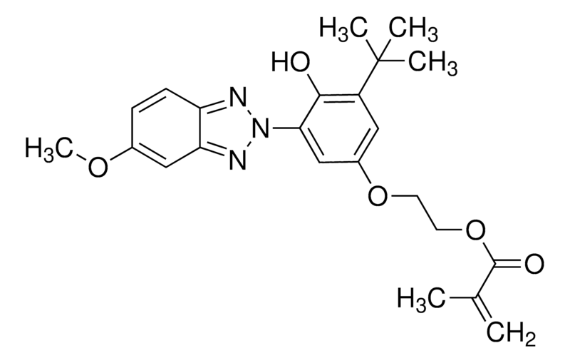 Merck 2-(3-(tert-butyl)-4-hydroxy-5-(5-methoxy-2H-benzo[d][1,2,3]triazol-2-yl)phenoxy)ethyl methacrylate