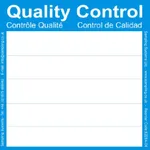 Sampling Systems Blue Quality Control Labels