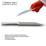 Sampling Systems SteriWare Open V Spatula NARROW & STANDARD