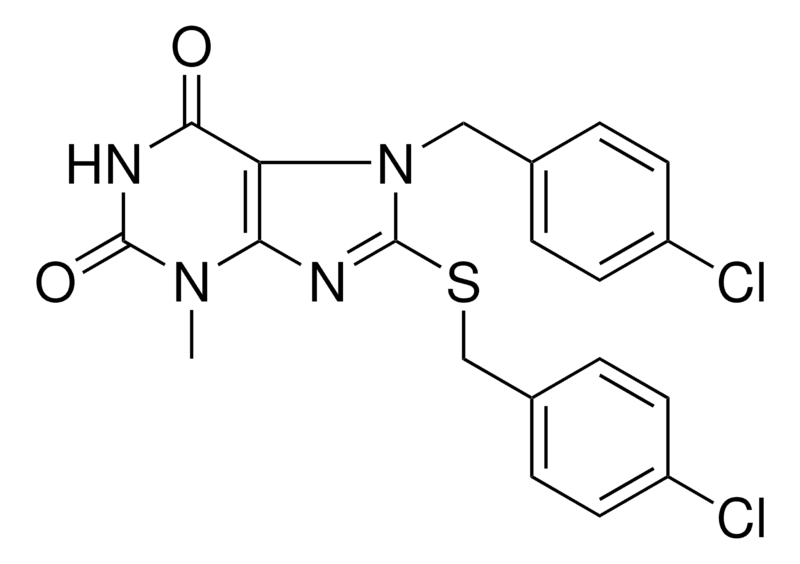 Merck 7(4-CL-BENZYL)-8-(4-CHLORO-BEN - 25 MG&