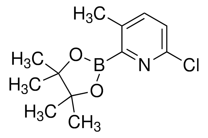 Merck 6-Chloro-3-methyl-2-(4,4,5,5-tetramethyl-1,3,2-dioxaborolan-2-yl)pyridine