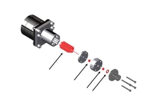 Waters High Pressure Motorized Valve Rebuild Kit