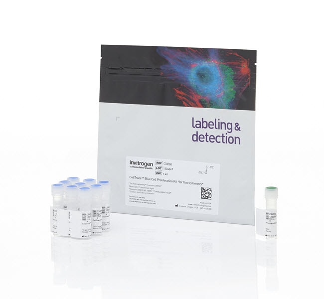 Thermo Fisher Scientific CellTrace Blue Cell Proliferation Kit, for flow cytometry, 180 Assays