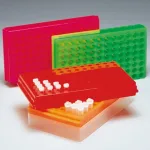 Thermo Fisher Scientific 96-Well Flipper Microtube Racks, Fluorescent Pink
