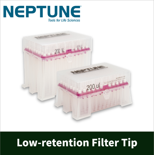 NEPTUNE Filter Tips, Rack Type, Sterile, Low-retention / 로우리텐션 필터 팁, 랙 타입, 멸균