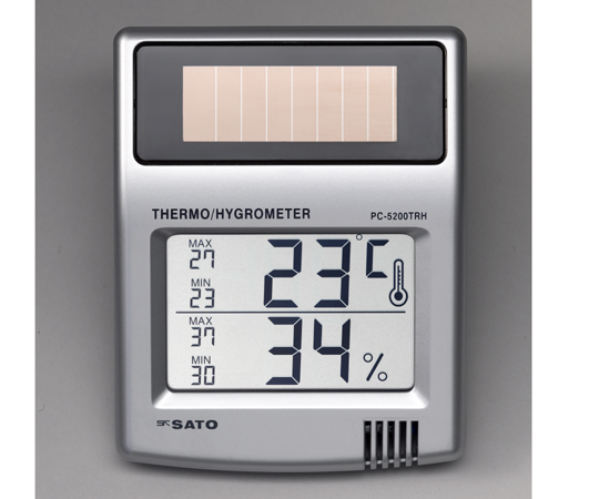 AS ONE Solar Digital Thermo-Hygrometer, 솔라 디지털 온습도계