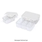 Daihan Science LOCK&LOCK PCT Sectional Container, Rectangular, 110℃, 350~1,000㎖Ideal for Micro