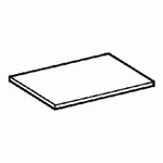 Thermo Fisher Scientific Flat Work Surface, 30D x 48 in. W; Shipping wt.: 110 lb. (50kg)