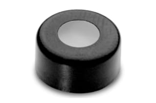 Waters Black, Aluminum Crimp Cap and PTFE/Silicone Septum, 100/pk